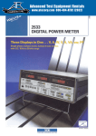 2533 digital power meter - Advanced Test Equipment Rentals