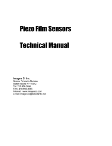 Piezo Film Sensors Technical Manual