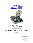 T-750 Tabber - RENA Systems, Inc.