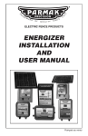 energizer installation and user manual