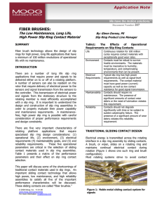 Maintenance Free Wind Turbine Slip Ring Assemblies