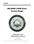 HDI 2000 Series Manual