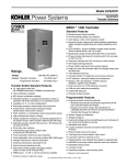 Model KCS/KCP Ratings MPACt 1500 Controller