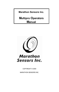 Multipro Operators Manual