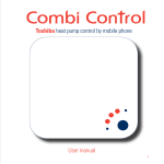 User manual Toshiba heat pump control by mobile phone