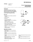 MP-5400 Series Electronic Positive Positioning Hydraulic Actuator