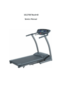 1612708 Treadmill Service Manual