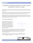 Amplifier Benefits Technical document