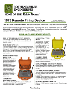 1673 Remote Firing Device - Global Communication Services
