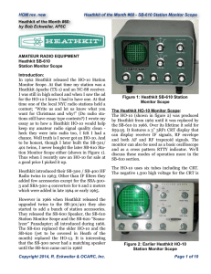Heathkit SB-610 - Orange County (California) Amateur Radio Club