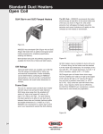 Standard Duct Heaters Open Coil