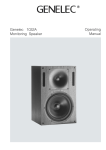 Genelec 1032A Monitoring Speaker Operating