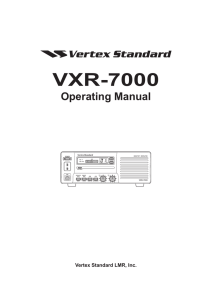 VXR-7000 - Vertex Standard