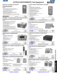 EXTECH INSTRUMENTS Test Equipment