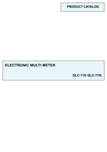 electronic multi meter qlc-110/ qlc-110l
