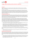 Voltage surge: protecting sensitive electronic equipment