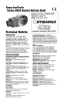 Dynapar brand Encoder Technical Bulletin Series HS20 Sealed