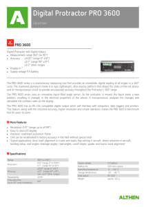 Digital Protractor PRO 3600