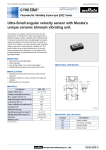 GYROSTAR® Ultra-Small angular velocity sensor with Murata`s