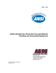 ANSI Horizontal Carousel Safety Specifications