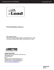 Programming manual