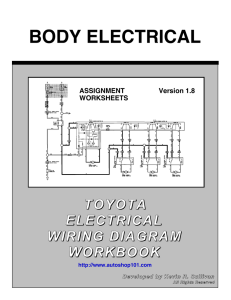 Toyota electrical wiring diagram