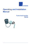 Operating and installation instructions FM100