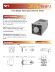 Time Delay Relay and Interval Timer