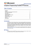 In-System Programming ProASIC PLUS Devices App Note