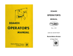 EMD DD40X Operating Manual