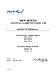 VWR® Mini Gel