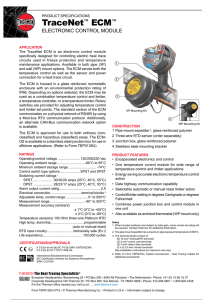 Thermon Tracenet ECM