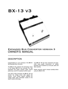 BX-13 V3 Manual .cwk