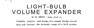 Light Bulb Volume Expander