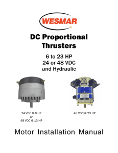 DC Proportional Thrusters