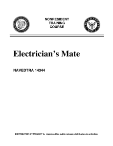 NAVEDTRA 14344 Electricians Mate