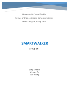 smartwalker - Department of Electrical Engineering and Computer