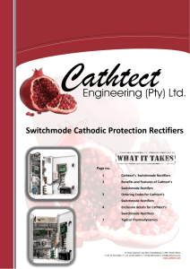 Switchmode Cathodic Protection Rectifiers