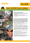 Fluke 434/PWR Power Analyzer
