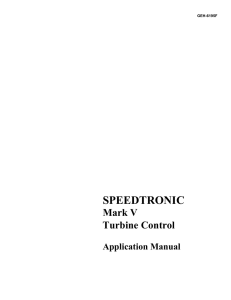 GEH-6195D, Speedtronic Mark V Turbine Control