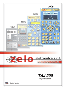 TAJ 200 - Zelo Elettronica Srl