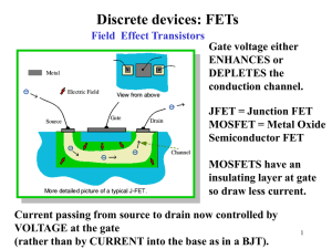 Discrete devices: FETs - UBC Engineering Physics Project Lab