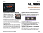 VL-1000 Brochure - Fox Tango International