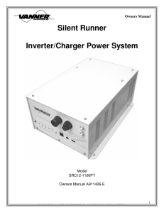 Silent Runner Inverter/Charger Power System
