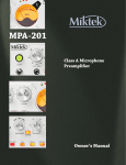 MPA-201 - Soundpure.com
