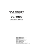 VL-1000 - Yaesu.com