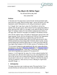 White paper on black CD`s - Genesis Advanced Technologies