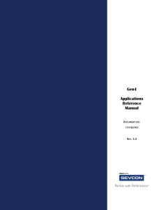 Applications User Manual