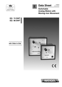 EQ-SWT 1e - LSK Electrics Oy