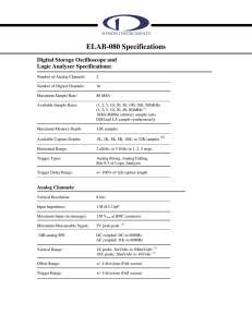 ELAB-080 Specifications